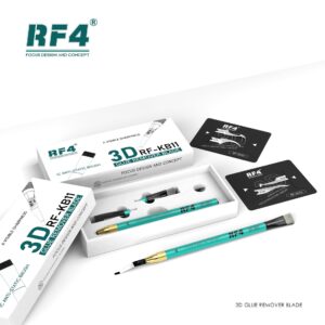 Removedor de pegamento resina cuchilla y cepillo rf4  RF-kb11 3D